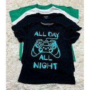 4 piece Boys Size 8 T-Shirts bundle by Old Navy & YMCA that includes Coco and Vi